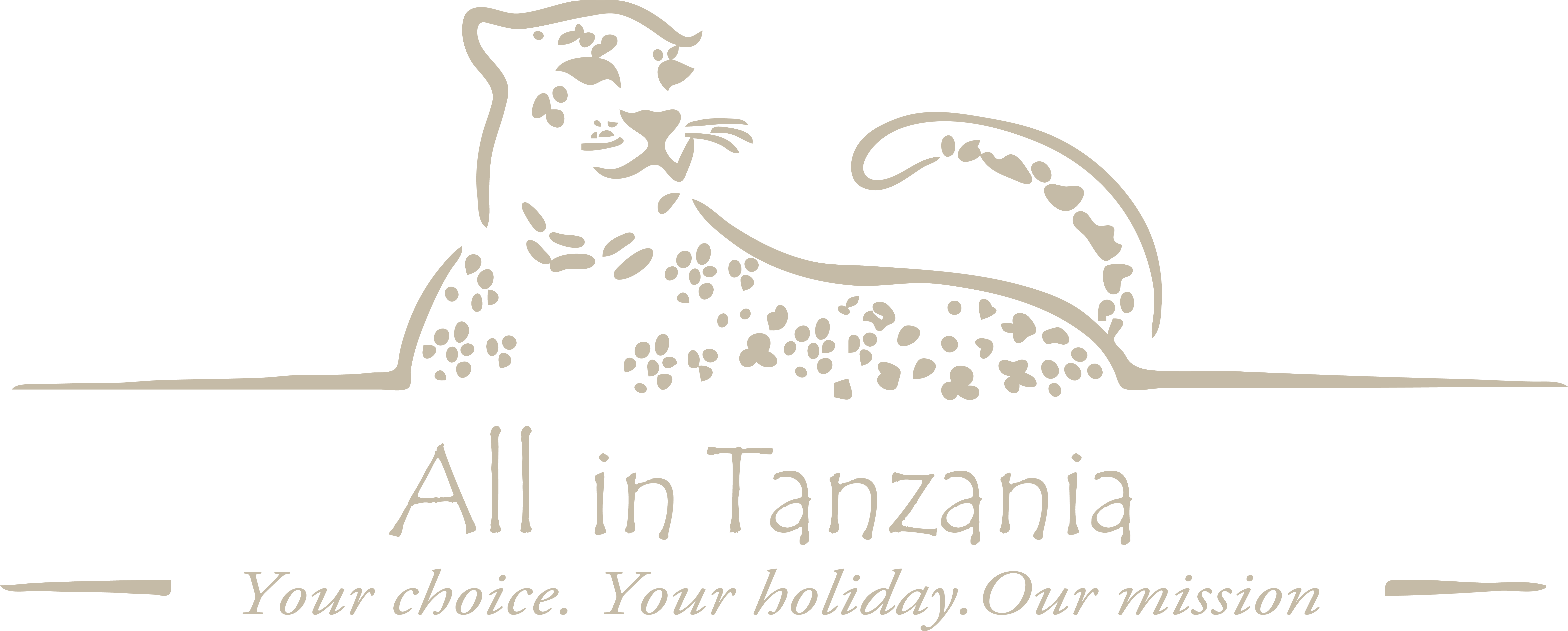 The centered black and pink graphic features a stylized yet simple illustration of a speckled leopard resting atop long gr...